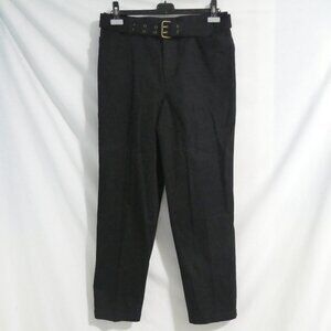 RAFAELLA | size 12 | Casual Black Pants With Matching Belt | NWOT